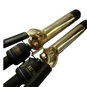 Hot Tools Professional Curling Iron Set 1/2” & 1” Barrels Gold Set